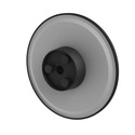 Spectrum Ø25cm CCT vegglampe - 18W, 3 lysfarger, IP44 utendørs, svart, 230V