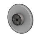 Spectrum Ø25cm CCT vegglampe - 18W, 3 lysfarger, IP44 utendørs, grå, 230V