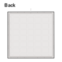 60x60 bakbelyst CCT LED panel - 36W, svart kant, 140lm/W