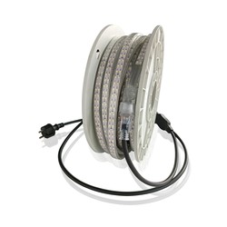 Landbruk og staller LEDlife arbeidslys 25m LED strip på trommel - 230V, IP67, 180 LED/m, 11W/m, 1100 lm/m