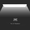 V-Tac 120x30 bakbelyst LED panel - 40W, 4800lm, hvit kant