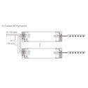 36W dimbar LED driver - Triac faseavsnittdimmer + push dim, passer våre 29W+36W store LED paneler