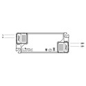 Lifud 30W dimbar LED driver - Triac faseavsnittdimmer, 550mA-700mA, 25-40V, flicker free