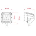 Outlet: LEDlife 18W LED arbeidslys/ekstralys - Bil, lastebil, traktor, trailer, 8° strålevinkel, IP67 vanntett, 10-30V