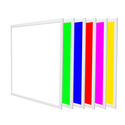 60x60 Wifi RGB+CCT LED panel - 36W, hvit kant