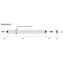 LEDlife 50W Philips LED vekstarmatur - 112,5 cm, RA95, fullt lysspektrum, IK05, IP65