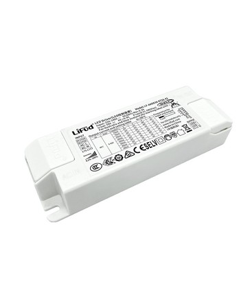 Lifud 40W DALI dimbar LED driver - Push dimming og DALI, flicker free, passer våre 29W / 36W / 40W store LED paneler