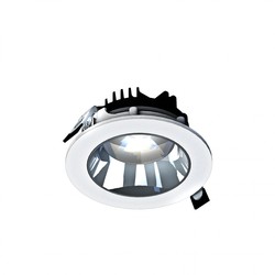 Produsenter Speil - Modell M - Nedsenket downlight, justerbar retning 14W 30° 130x58 mm hvit uten lyskilde