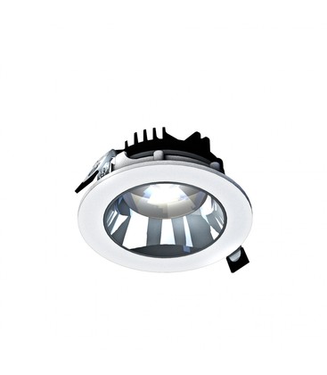 Speil - Modell M - Nedsenket downlight, justerbar retning 14W 30° 130x58 mm hvit uten lyskilde