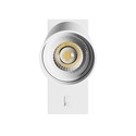 Squalla Variosa Flexi Switch GU10 - vegglampe uten lyskilde, 230V, IP20, 55x100x410mm, hvit, rund