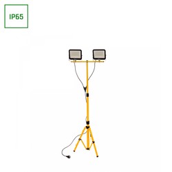 Produsenter Tripod Stativ - Noctis, 2x50W, Nøytral hvit, 230V, 110°, IP66, 205x170x30mm, 2100mm kabel, Spectrum