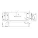 Lifud 20W DALI dimbar LED driver - Push dimming og DALI, flicker free,, 250-500mA, 9-42V