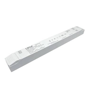 Lifud 150W Dimbar strømforsyning - 24V DC, 6.25A, Triac dim, flicker free, IP20