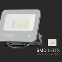 V-Tac 30W LED lyskaster, 135lm/W - Samsung LED-chip, arbeidslampe, 1m ledning, utendørs