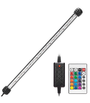 40cm RGB dimbart akvarielys - 4W, med fjernkontroll 40cm RGB dimbart akvarielys - 4W, med fjernkontroll