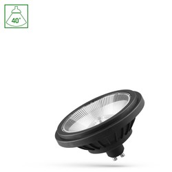 Produsenter LED AR111 GU10 14W - 230V, Basic 2, 40°, Nøytral Hvit, Svart, Spektrum.