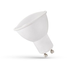 GU10 LED 1,5W LED spot - Mælkehvit front, 230V, GU10