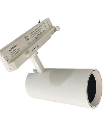 LEDlife hvit skinnespot 30W - Justerbar lysstyrke, RA90, inkl. bikubegitter, 3-faset LEDlife hvit skinnespot 30W - Justerbar lysstyrke, RA90, inkl. bikubegitter, 3-faset