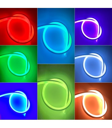 RGB 16x16 Neon Flex LED - 12W per meter, IP67, 230V RGB 16x16 Neon Flex LED - 12W per meter, IP67, 230V