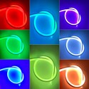 RGB 16x16 Neon Flex LED - 12W per meter, IP67, 230V