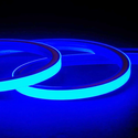 5m AnyCut Neon Flex 10x10 Blå LED strip - 8W/m, 12V, Ingen klippeavstand