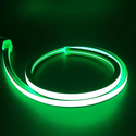 5m AnyCut Neon Flex 10x10 Grønn LED strip - 8W/m, 12V, Ingen klippeavstand