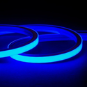 5m AnyCut Neon Flex 10x10 Blå LED strip - 8W/m, 12V, Ingen klippeavstand