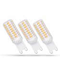 3-pakning G9 4,9W LED-pære - 230V, dimbar
