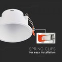 Downlight, blender ikke, uten lyskilde - Hull: Ø8,3 cm, Mål: Ø9,3 cm, hvit, velg MR16 eller GU10 sokkel