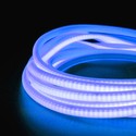 5 m.vanntett Lyseblå Neon COB LED strip - 230V, IP67, 288 LED, 11,5W/m, kan kuttes hver 10cm