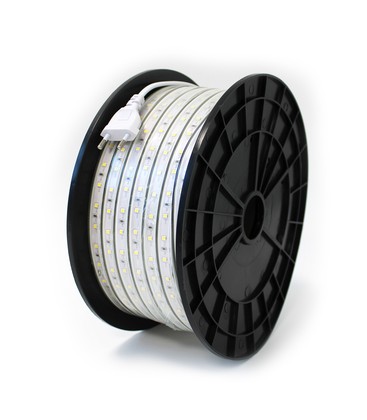 50m Arbeidslys 230V LED stripe - IP65, 60 LED/m, 5W/m, 500 lm/m