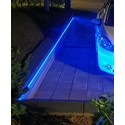 5 meter RGB CLIP-ON vanntett LED strip - 230V, 60 LED, 9W per meter