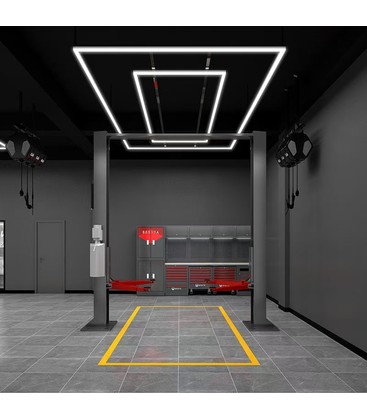 Lysgitter LED 2 rammer komplett sett - RA95, 288W, inkludert strømtilkobling Lysgitter LED 2 rammer komplett sett - RA95, 288W, inkludert strømtilkobling