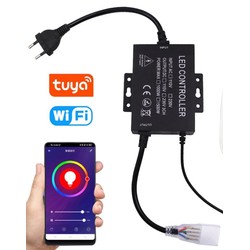 230V RGB 230V RGB WiFi Smart Home controller - Inkl. endestykke, til 230V, minnefunksjon, 100 m.