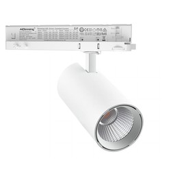 Skinnesystem LED LEDlife hvit skinnespot 30W - 130lm/w, RA90, 3900lm, Flicker free, 3-faset