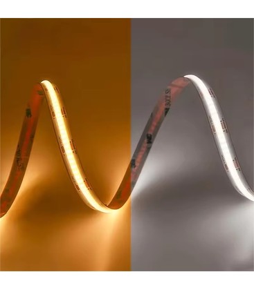 10W/m CCT COB-LED strip - 5m, IP20, 512 LED per meter, 24V, RA97 10W/m CCT COB-LED strip - 5m, IP20, 512 LED per meter, 24V, RA97