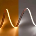 10W/m CCT COB-LED strip - 5m, IP20, 512 LED per meter, 24V, RA97