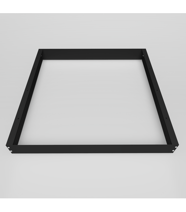 Høy ramme for 60x60 LED-panel - Monteringssett, svart kant