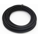 5m Stoffkabel 2x0,75 mm², tekstil - 230V, Sort