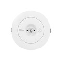 LED nødlys spot for tak, 3W - 3 timers batteri, Hull:Ø7,5-12,5cm, Philips LED, Hvit