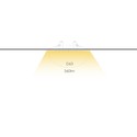 LED nødlys spot for tak, 3W - 3 timers batteri, Hull:Ø7,5-12,5cm, Philips LED, Hvit