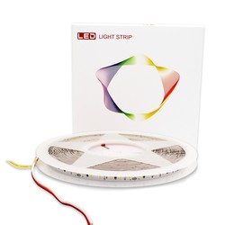 Enkeltfarget LED strip 10m LED stripe RA94, 10W/m - IP20, RA92, 24V, 120 LED per meter