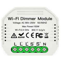 230V LED dimmere Wifi innbyggingsdimmer - 2 x 100W LED dimmer, korrespondanse, til innbygging