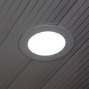 V-Tac 6W LED panel downlight - Hull: Ø11 cm, Mål: Ø12 cm, 230V