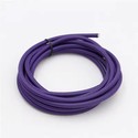 5m Stoffkabel 2x0,75 mm², tekstil - 230V, lilla