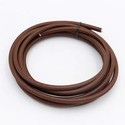 5m Stoffkabel 2x0,75 mm², tekstil - 230V, Kaffefarget