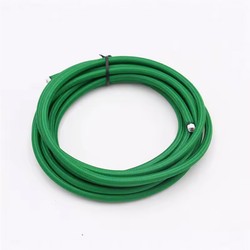 Kabler 5m Stoffkabel 2x0,75 mm², tekstil - 230V, Mørkegrønn