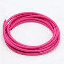 5m Stoffkabel 2x0,75 mm², tekstil - 230V, Rose rød
