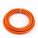 5m Stoffkabel 2x0,75 mm², tekstil - 230V, oransje