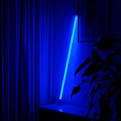 Med LED - Lysrør armatur LEDlife Neon Tube LED 120 cm, Blå - Designer rør, inkl. ledning